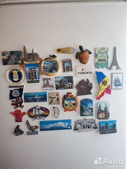 Магниты на холодильник из разных стран