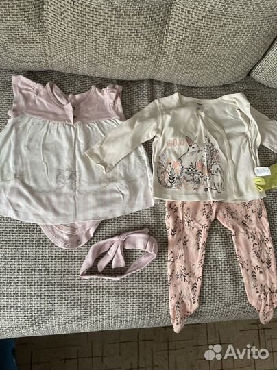 Вещи на девочку пакетом 74-80