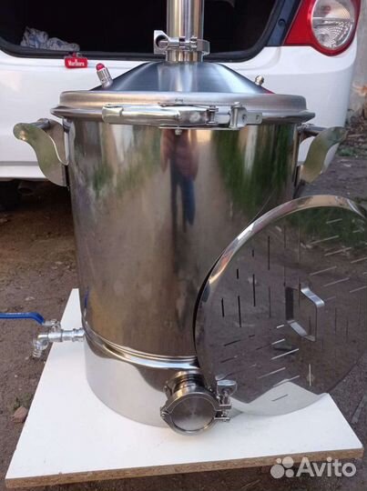 Самогонный аппарат 2дюйма 36л с узлом отбора по жи
