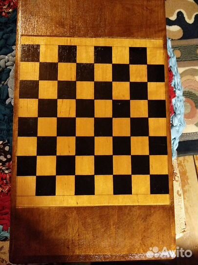 Шашки нарды ручной работы размер 37х21
