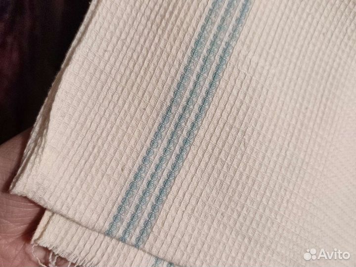 Ткань вафельная полотенечная, ссср, хлопок, хб