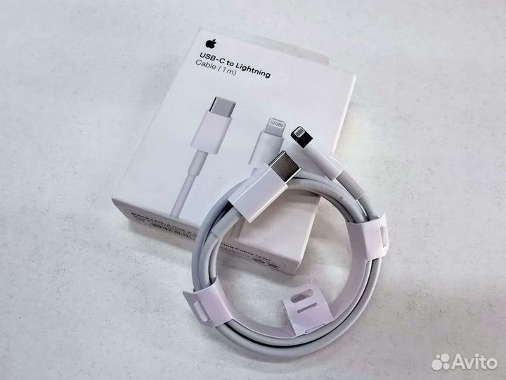Кабель Lightning USB-C 1м для быстрой зарядки