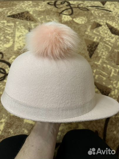 Бейсболка фетровая на девочек