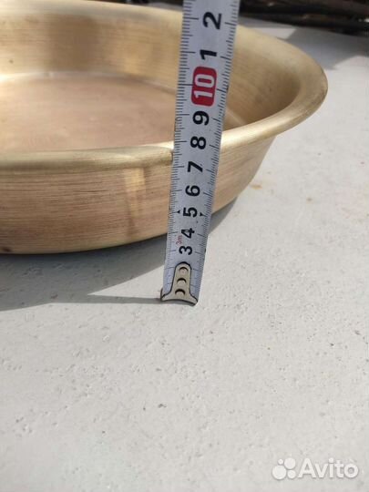 Таз латунный СССР