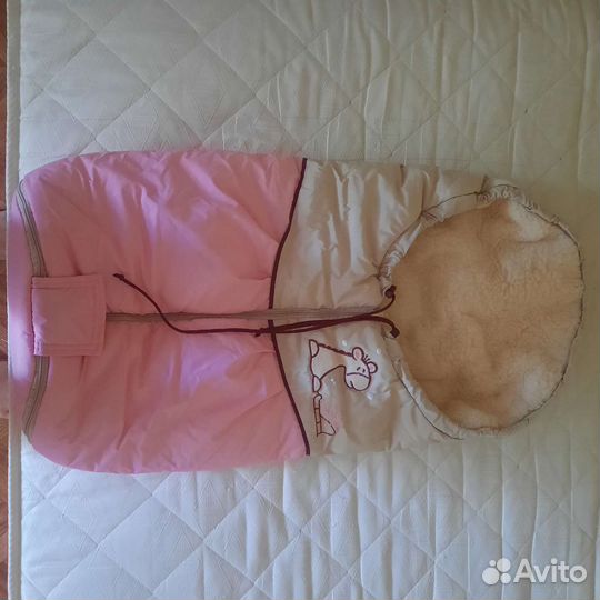 Конверт на выписку для девочки зима