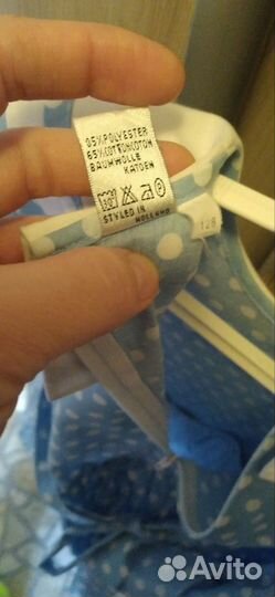 Платье в горошек для девочки