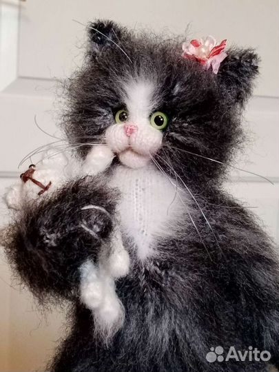 Вязаная кошечка 