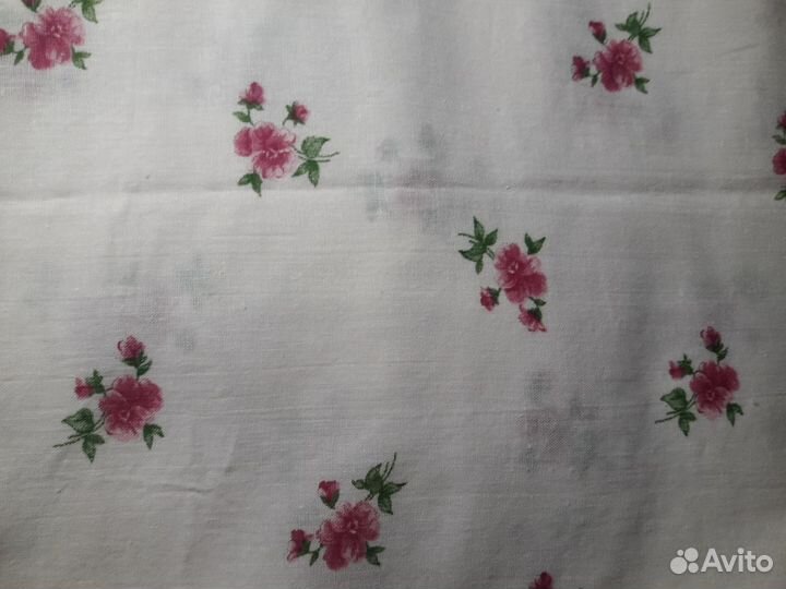 Батист белый, с мелким рисунком, кисея, бязь