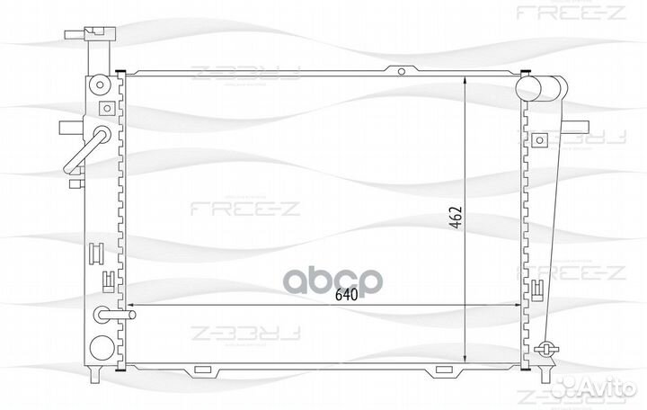 Радиатор KK0233 free-Z