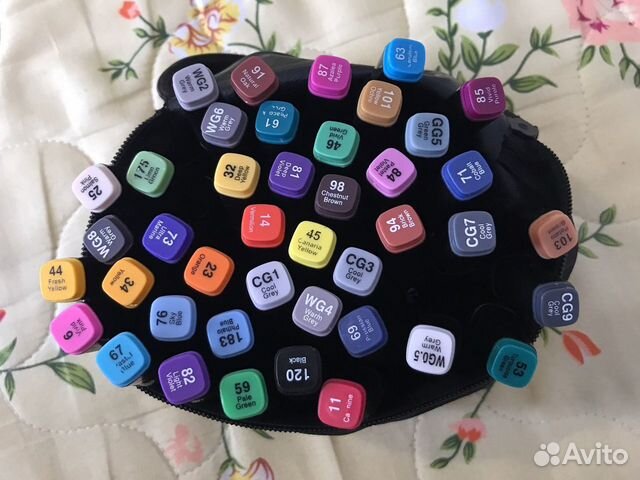 Маркеры для скетчинга 43шт