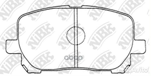 Колодки тормозные дисковые toyota voxy 2.0 2001
