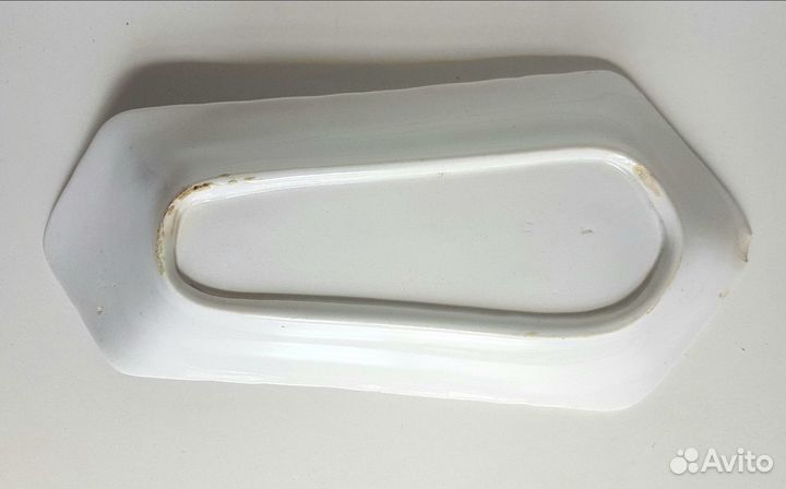 Селедочница Кузнецовский фарфор 28х14 см