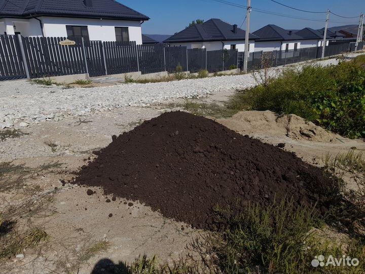 Чернозём без корней, камней. Перегной