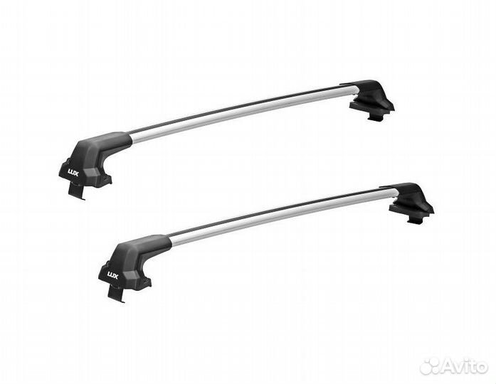 Багажник на крышу LUX city Audi A4 седан 2015- сер