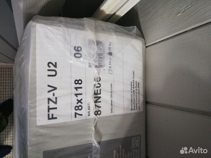 Мансардное окно fakro 78x118