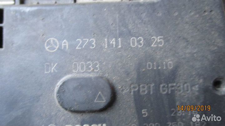 Мерседес дроссель A0280750182 GL164 S221