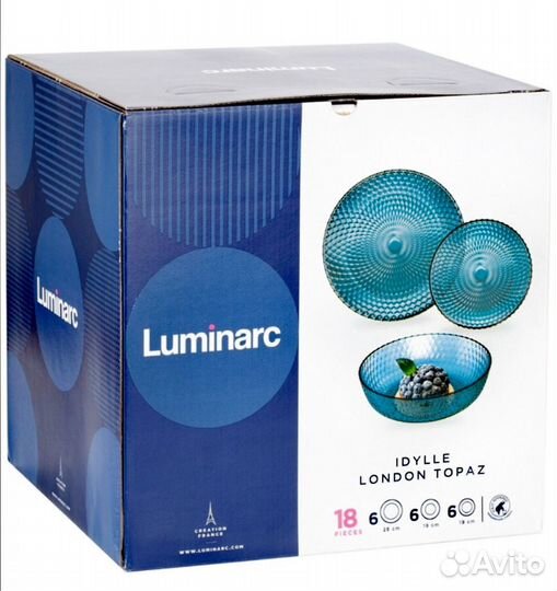 Набор тарелок luminarc. Новый