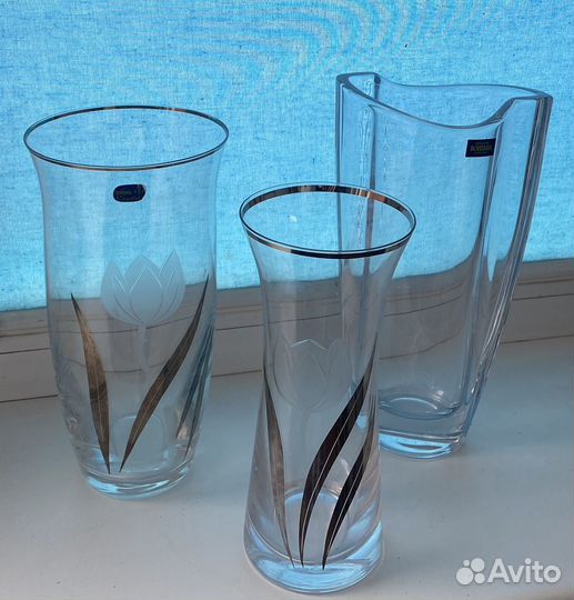 Ваза для цветов богемия