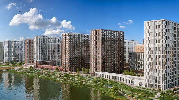 2-к. квартира, 53,7 м², 9/17 эт.