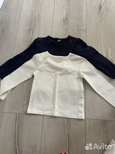 Лонгслив hm 92 2шт новые