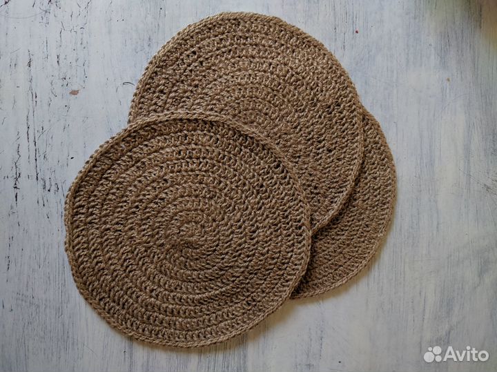 Вязаные салфетки