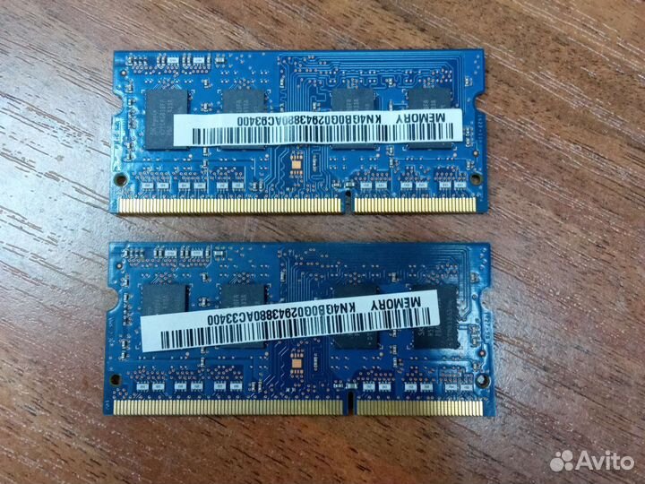 Оперативная память ddr3 для ноутбука 4gb