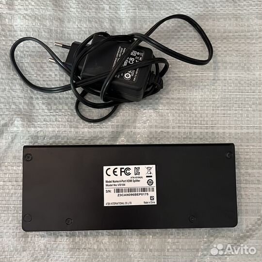 Hdmi Splitter Model No:VS184 SIN: Z3CAN096BEP0175