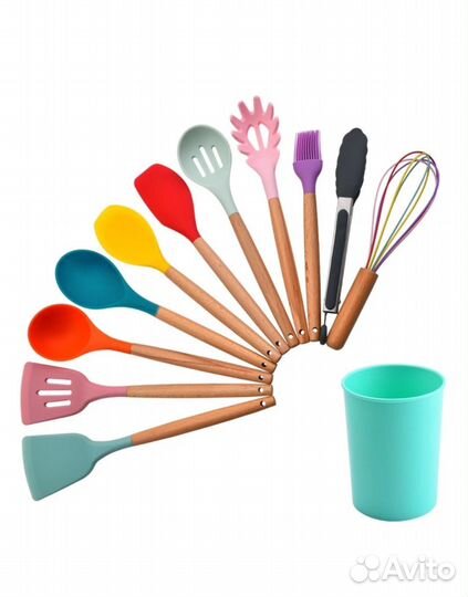 Набор кухонных принадлежностей с подставкой