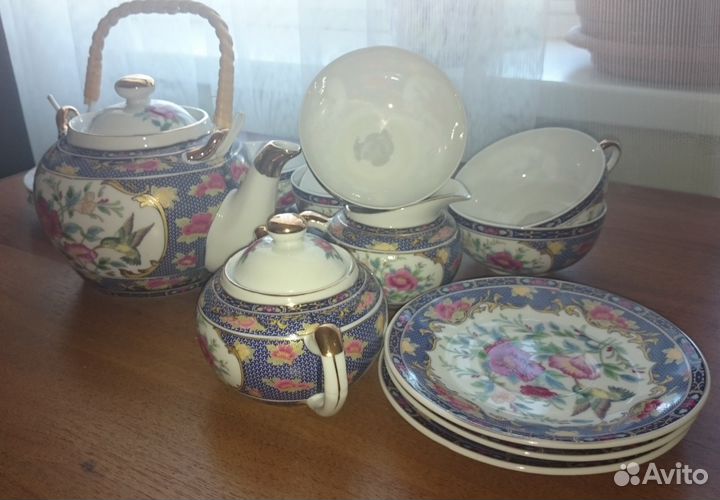 Набор/сервиз(чай/кофе) yamasen, японский фарфор, 6