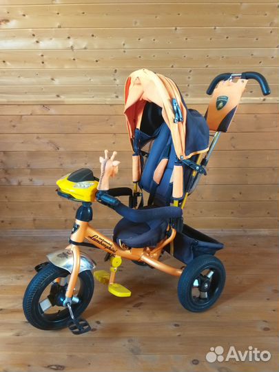 Велосипед трехколесный lamborghini