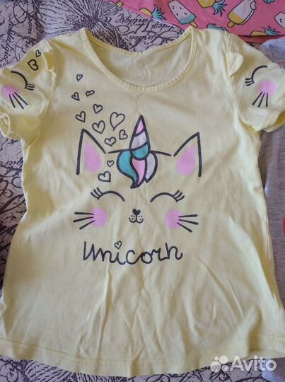 Платье, футболки, лосины