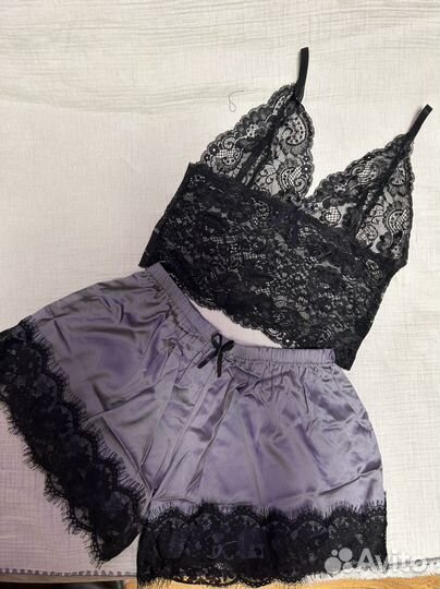 Комплект нижнего белья пижама майка шорты