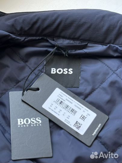 Бомбер куртка утепленная hugo boss