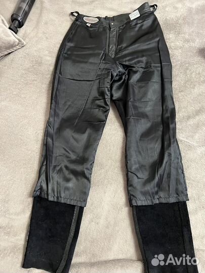 Брюки кожаные