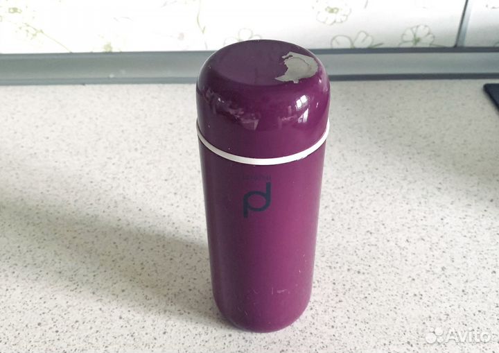 Термос металлический фиолетовый 0.5 л