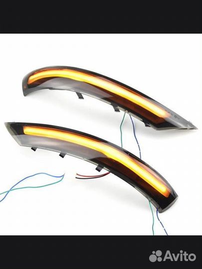 Volkswagen Touareg 1 Динамические поворотники LED