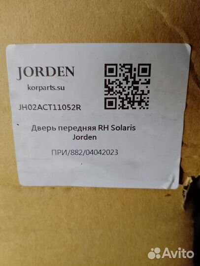 Дверь Solaris 2012, передняя правая, новая, Китай