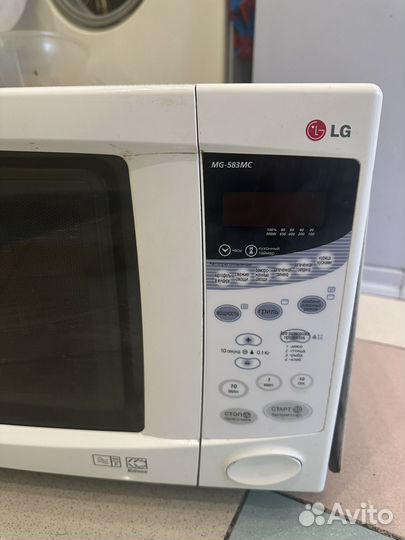 Микроволновая печь LG на запчасти