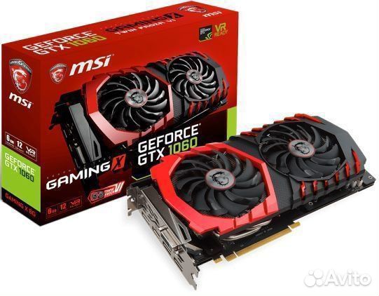 Видеокарта msi gaming x gtx 1060 6gb