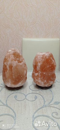 Соляная лампа ночник 2 штуки