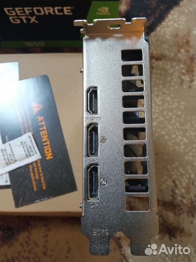 Мощная игровая Видеокарта gtx 1650 4gb
