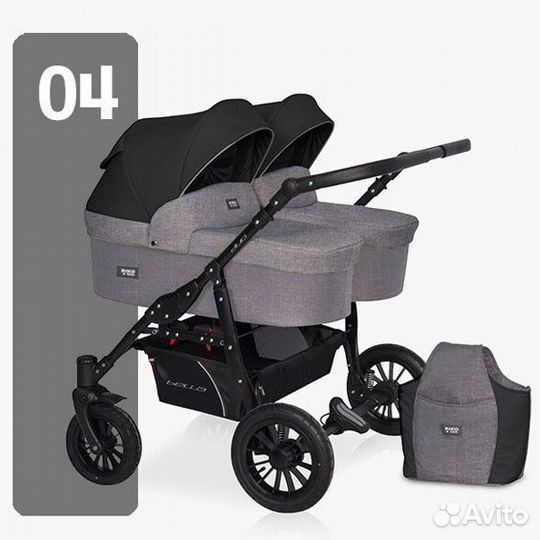 Коляска для двойни