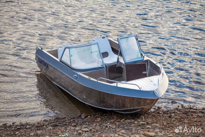 Алюминиевая моторная лодка Тактика-430 DC