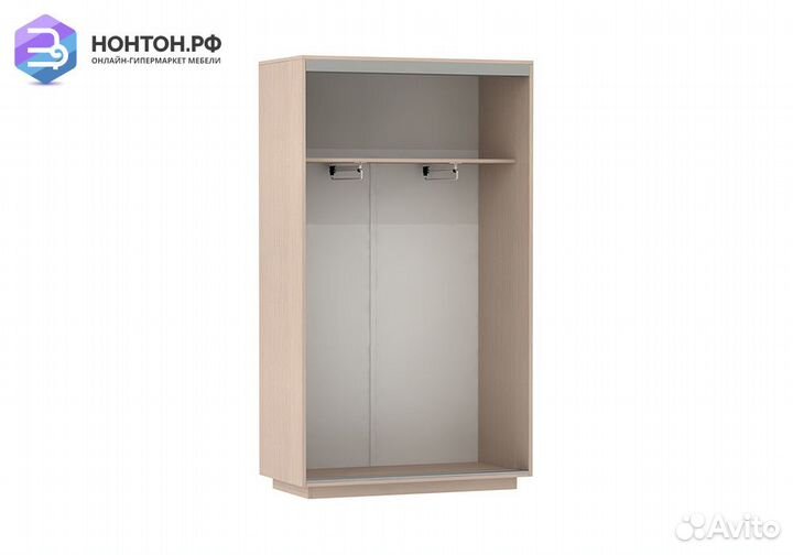 Шкаф-купе Нонтон Мини дуб молочный / вставка венге
