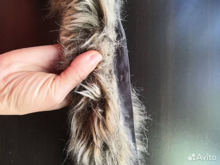 Меховой воротник пристегивающийся иск мех