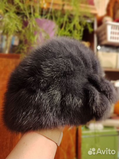 Шапка норковая женская