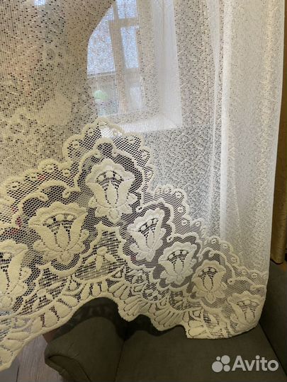 Тюль кухонная