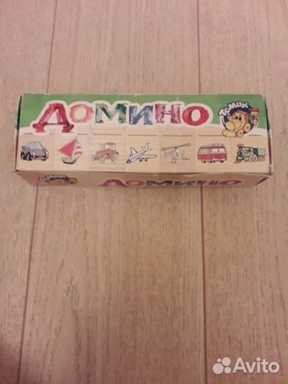 Домино детское, деревянное
