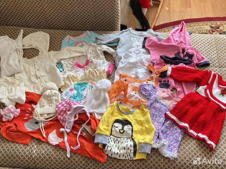 Пакет вещей для девочки 62-68