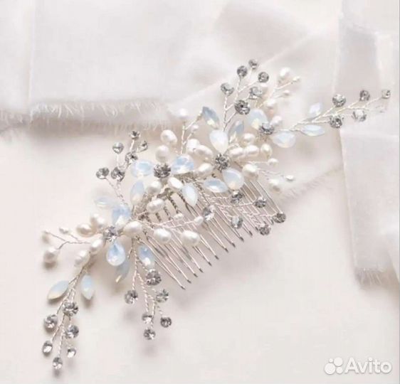 Свадебная заколка (гребень)